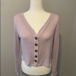 Garage Purple Long Sleeve Top